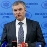 Володин: У тех, кто хочет мирной России, кандидат в президенты только один