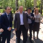 В парке Свободного скоро установят первую беседку в рамках проекта "Единой России"