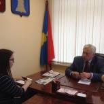 Юрий Липатов провел прием населения