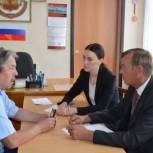 Алёна Аршинова провела прием граждан в Мариинско-Посадском районе
