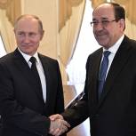 Россия и Ирак продолжают активно взаимодействовать в сфере ВТС, заявил Путин