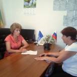 Мокшанский район: Любовь Рузманова провела прием граждан