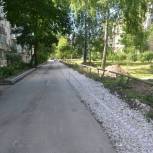 В Гороховце начались работы по проекту "Городская среда" 