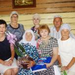 Моркинские единороссы поздравили с 90-летием жительницу д.Кульбаш