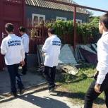 Гудермесские партийцы напомнили жителям о важности соблюдения чистоты 