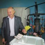  Иван Фирюлин проголосовал на своей малой Родине