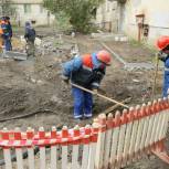 В Кургане продолжается масштабный ремонт дворов