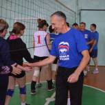 Единороссы Грачевского района приняли участие в турнире по воллейболу