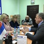 Депутат Белгородской областной Думы Сергей Юдин провел прием граждан в Яковлевском районе