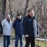 На улице Индустриальной открылся парк отдыха в рамках проекта партии «Единая Россия»