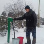 Иван Пушкарев помог провести водопровод для жителей села Дзержинское