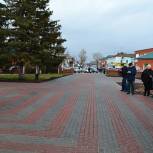 В Ряжске в рамках партпроекта «Городская среда» реконструировали сквер