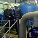 Тарас Ефимов посетил водозаборный узел в микрорайоне Заря