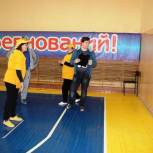Корочанские партийцы приняли участие в открытие спартакиады к Международному дню инвалидов