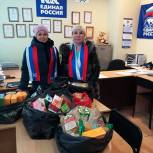 Первички «Единой России» Демского района Уфы собрали 150 килограмм продуктов для сирийских детей