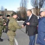 Выполнявшие в Сирии воинский долг военнослужащие вернулись домой