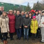 Депутат Виталий Мажара открыл детскую площадку в Ворошиловском районе