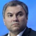 Володин: Задача каждого из нас - включиться в реализацию тех задач, которые Владимир Путин обозначил в своей программной речи