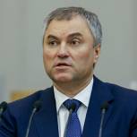 Володин попросил депутатов обсудить проект о повышении МРОТ в ходе региональной недели