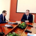 Виктор Дзюба провел встречу с руководством партии «Единая Россия» в Калуге