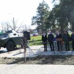 В парке Победы в Абинске установлена БРДМ-2