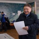 Председатель совета депутатов городского округа Электросталь проголосовал на выборах Президента