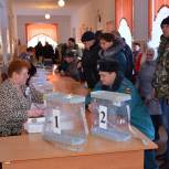 Мосальчане активно участвуют в голосовании за кандидатов в Президенты РФ