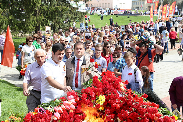 Бессмертный полк в зарайске