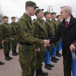 Лучшие призывники области пополнили Президентский полк