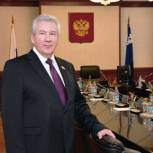 Борис Хохряков встретился с председателем Молодёжного парламента Николаем Заболотневым 