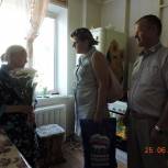 Зарайские единоросы поздравили с 90-летним юбилеем жительницу поселка Масловский городского округа Зарайск
