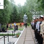 В Цивильском районе состоялось открытие памятника, посвященного ветеранам Военно-Морского Флота