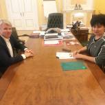 Светлана Солнцева встретилась  с министром спорта России Павлом Колобковым