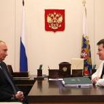 Путин обсудил с губернатором Владимирской области строительство объектов здравоохранения