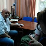 Очередной выездной прием граждан провел Николай Островский