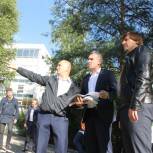 Сквер Петра Потапова в Тюмени украсят альпийские горки и макет катера "Комсомолец"