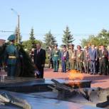 Президент России Владимир Путин принял участие в торжествах в честь 75-летия Победы в Курской битве