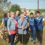 Актив Новобурасского местного отделения партии «Единая Россия» помог одинокой  пенсионерке привести частный двор в порядок 