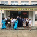 С рабочей поездкой в Ики-Бурульский район
