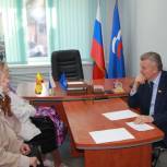 Секретарь регионального отделения Валерий Филимонов провел прием граждан по личным вопросам