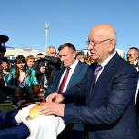 Юрий Берг: «Адамовский район известен всей стране своим хлебом и своими тружениками»