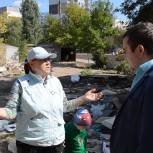 «Народный контроль» разбирается с несанкционированными свалками возле жилых домов Промышленного района