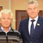 Валерий Филимонов провел встречу с народным артистом России Морисом Яклашкиным