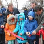 В Валуйках в рамках партпроекта «Городская среда» благоустроили пять дворовых территорий