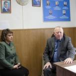 В Грибановке депутат облдумы провел выездной прием граждан