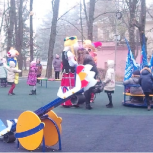 Детская площадка в парке Лермонтова построена в рамках партпроекта «Городская среда»