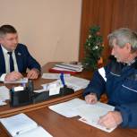  Андрей Шиншин провел прием избирателей в селе Сумки Половинского района