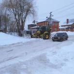 В рамках депутатского проекта Василия Тараканова курские улицы расчищаются от снега 