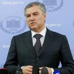 Володин высказался за то, чтобы было больше законов прямого действия