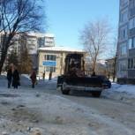 Качество уборки дворовых территорий на контроле депутатского корпуса «Единой России» и проекта «Народный контроль»